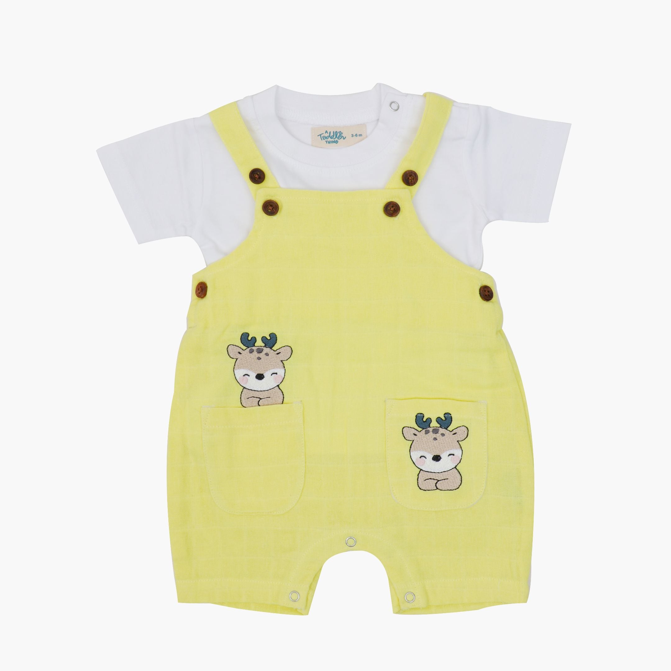 Babies Muslin Dungarees for Baby Boys