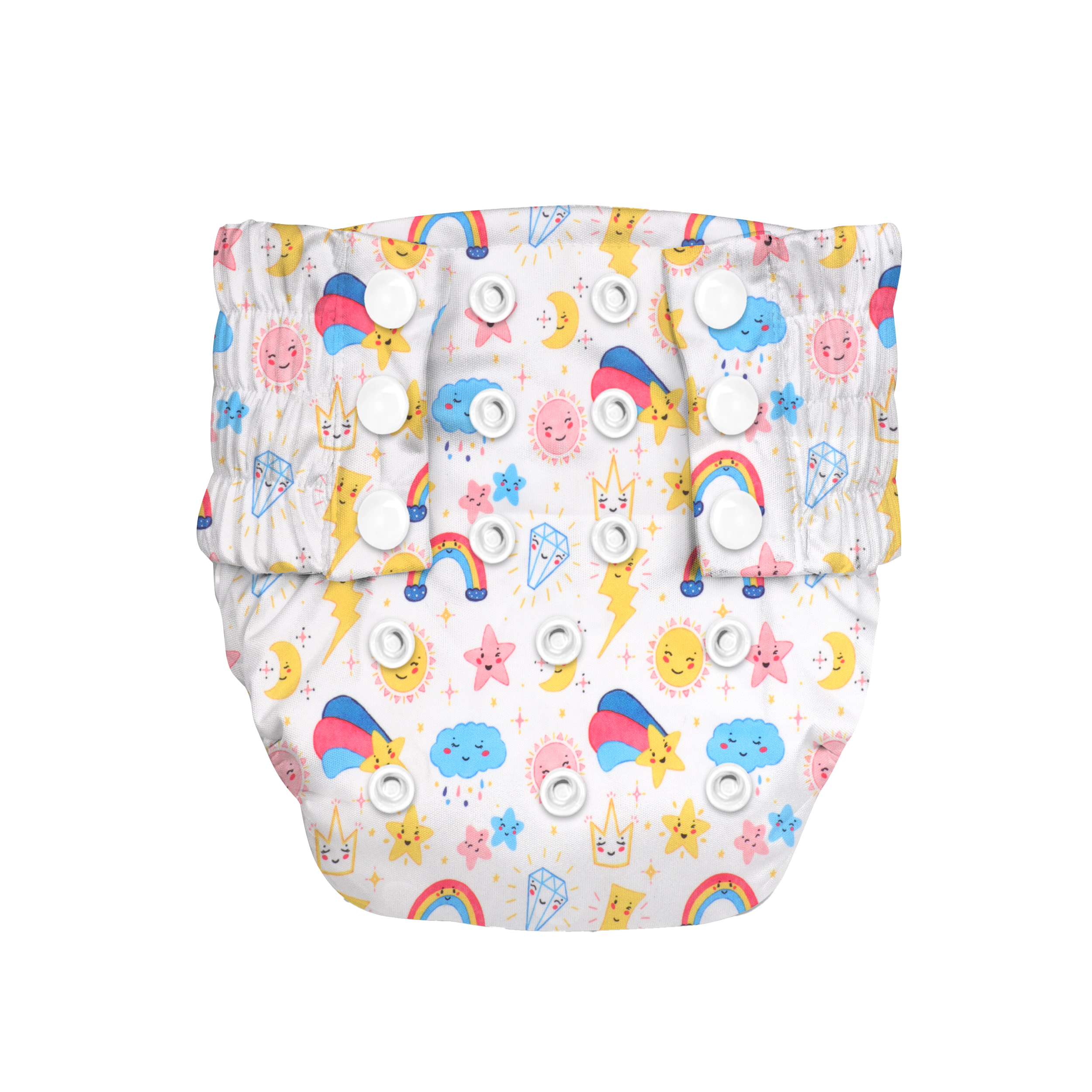 Newborn Cloth Diaper 2.0 with 1 cotton Insert (2 kg - 5 kg)