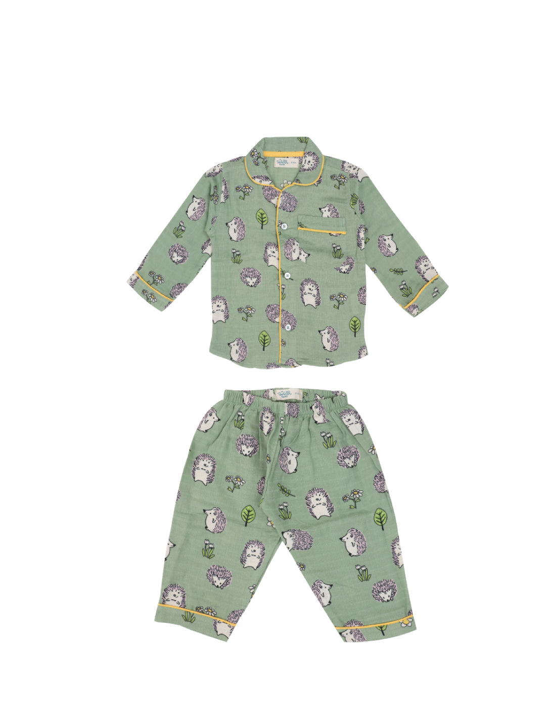 Spike's Wheels (Pack of 2) - Muslin Full Sleeve Sleep Suit for babies and kids (Unisex)