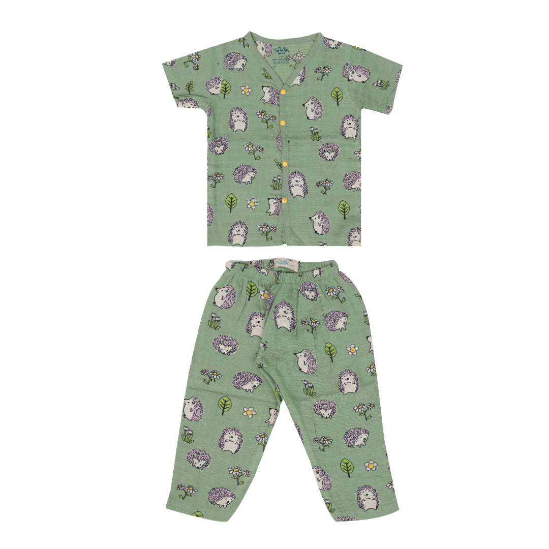 Tiny Spikes - Muslin Sleep Suit for babies and kids (Unisex)