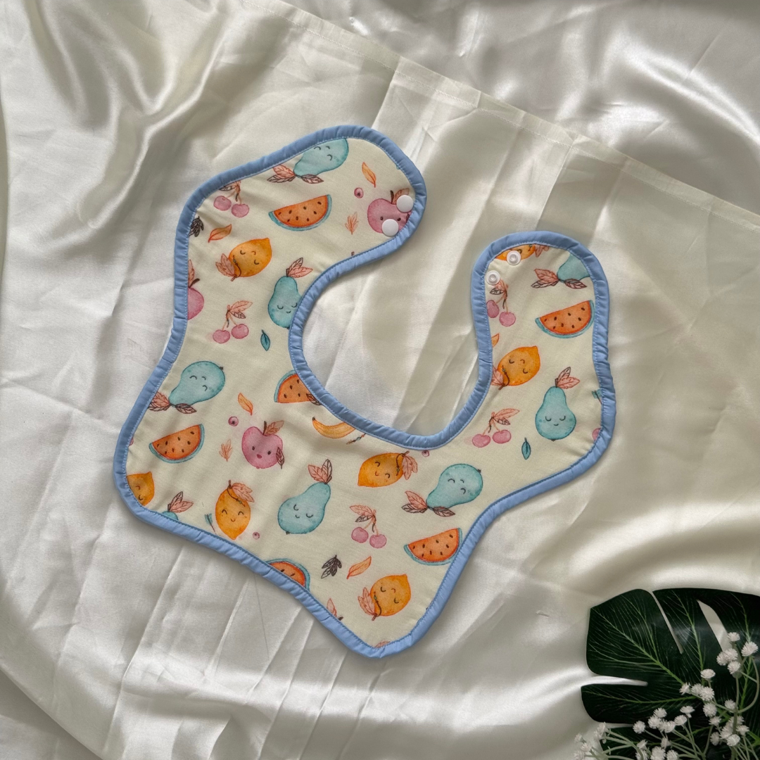 Bunny rides - Muslin Bib ( 6 - 12 Months )