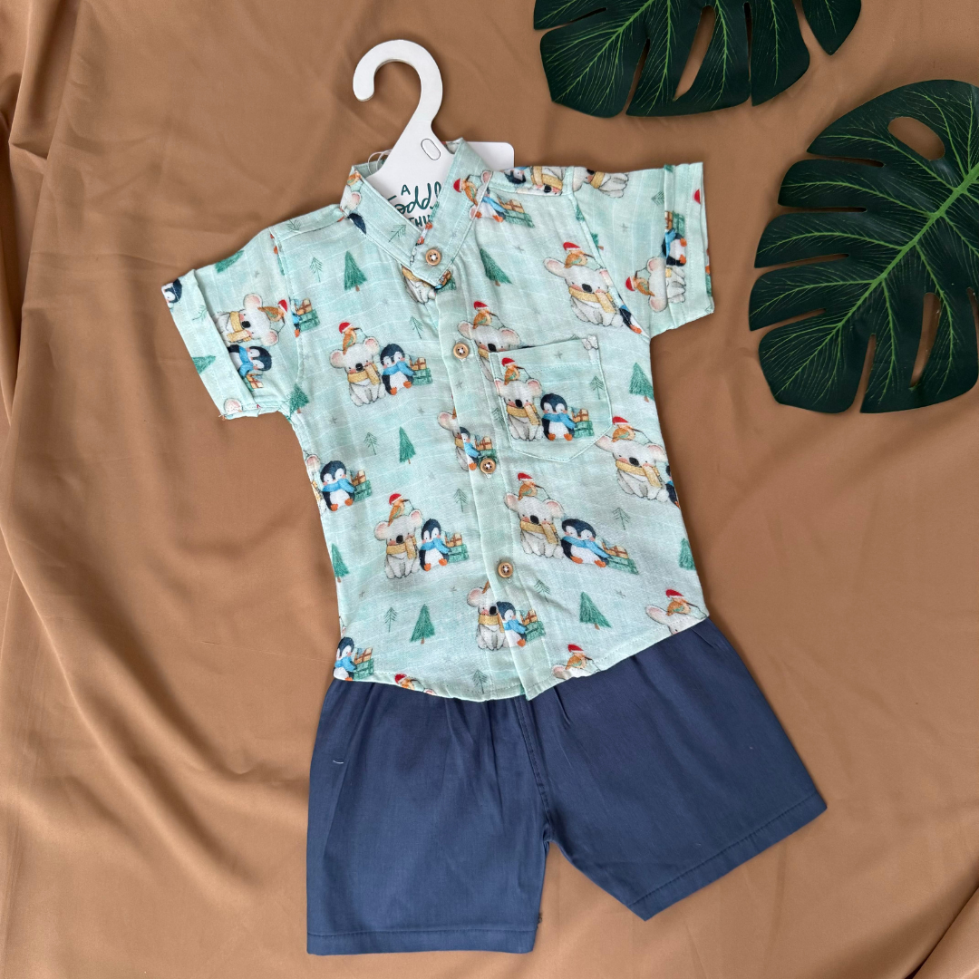 Little Carnival - Muslin Top and Shorts for kids