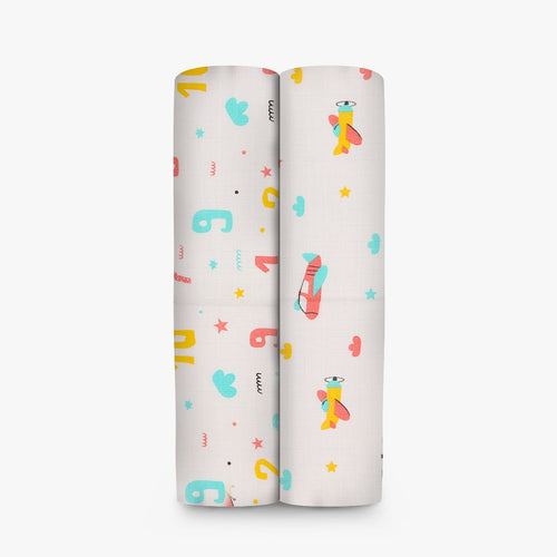 Baby Muslin swaddles Organic Cotton Muslin Swaddles