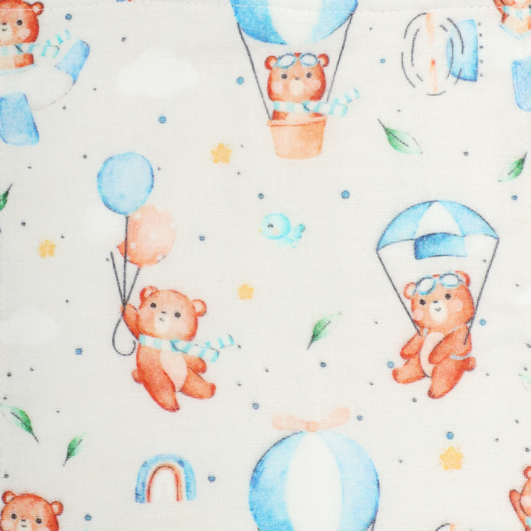 Bear Pops - Muslin 5 Piece Gift Set (0-3 Months)