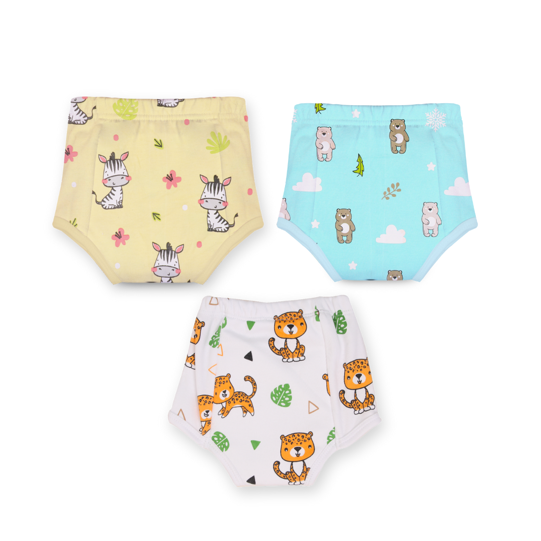 Bear With Me (Pack of 3) - Ultra Undies - Baby Padded Underwear