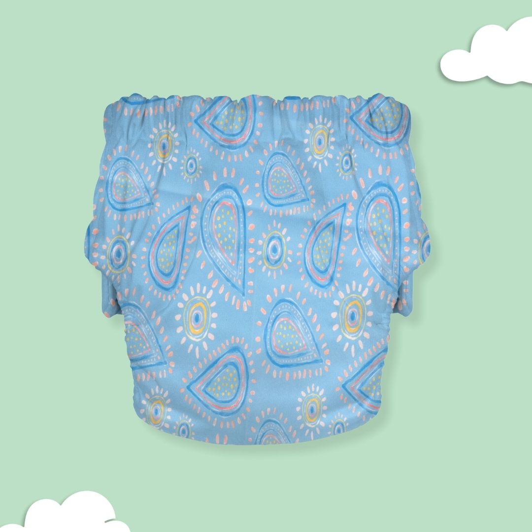 Newborn Cloth Diaper 2.0 with 1 cotton Insert (2 kg - 5 kg)