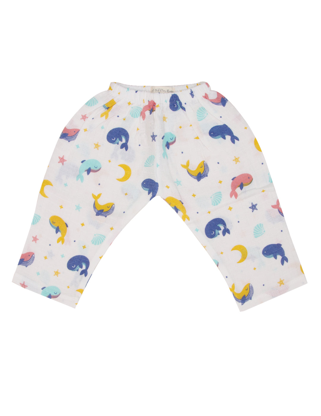 Whale Shell Dreams (Pack of 2) - Muslin Sleep Suit for babies and kids (Unisex)