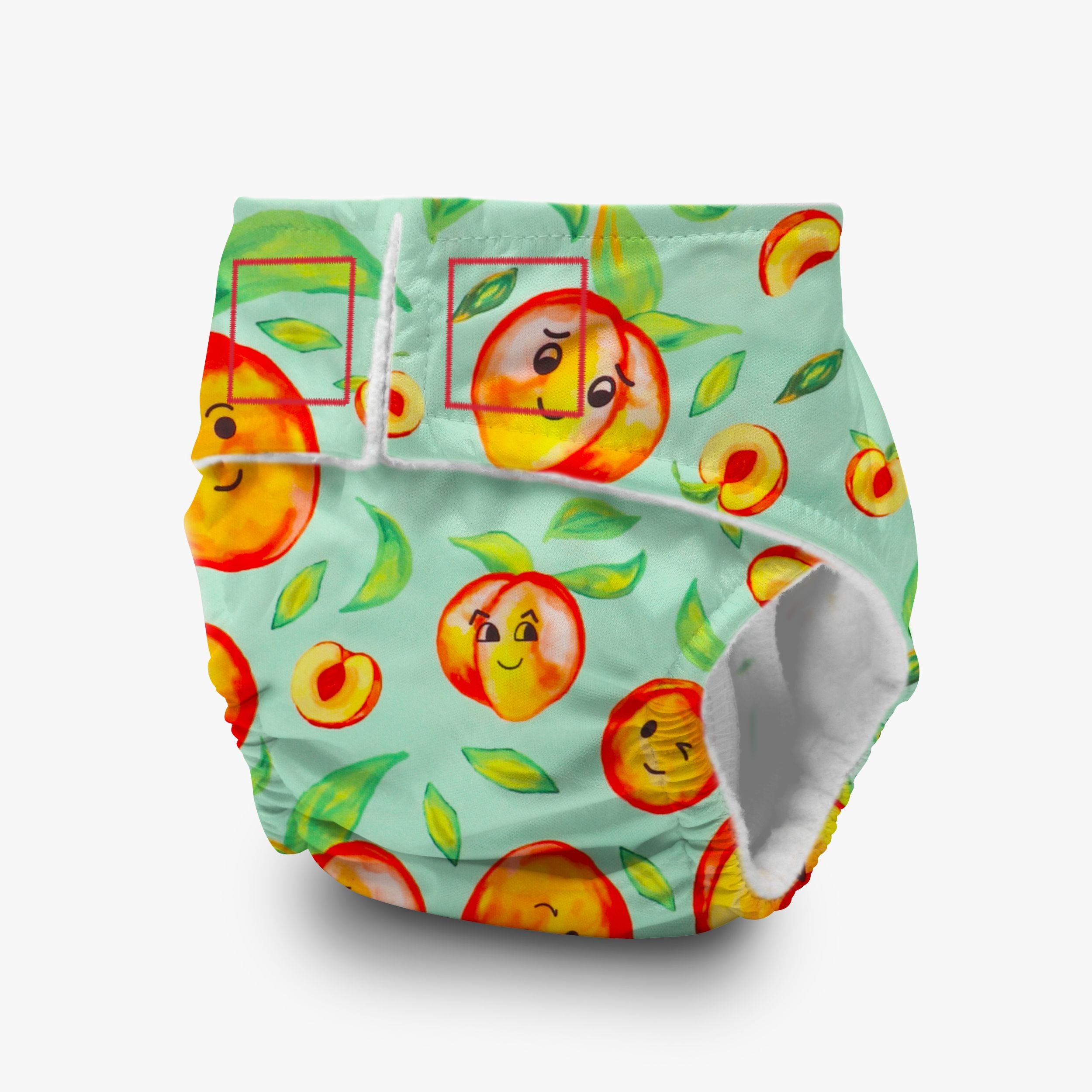 Peach on the Bum Newborn Absorbent Cloth Diaper With 1 Insert (2.5kgs-6kgs)