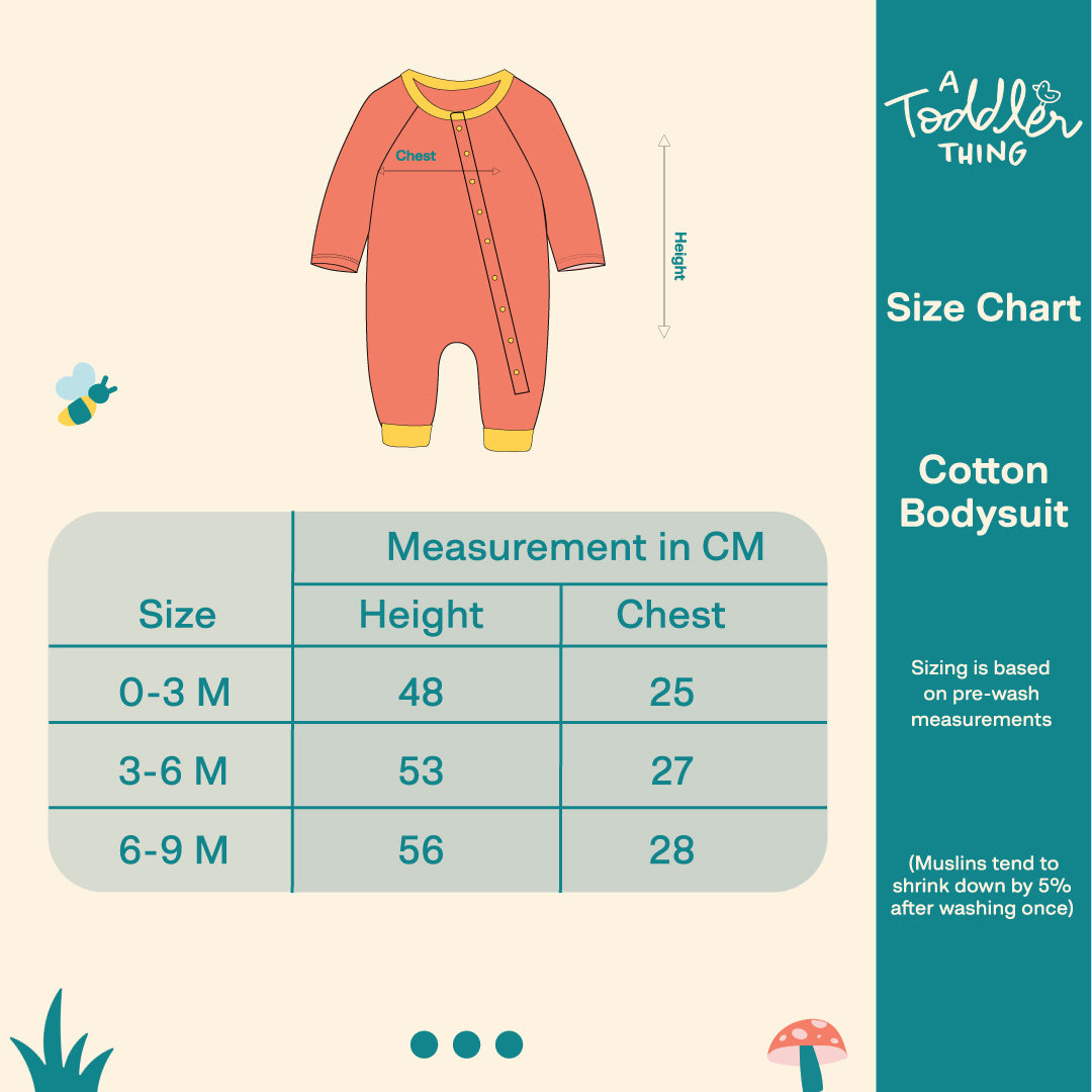 Baby Teddy Toes - Full sleeve Bodysuit