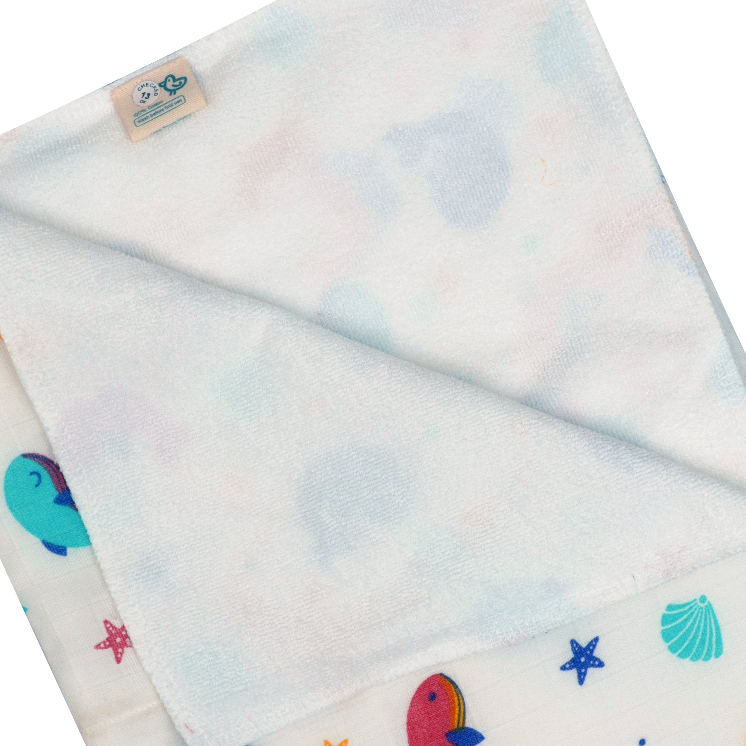 Whale Star Muslin Dry Sheet