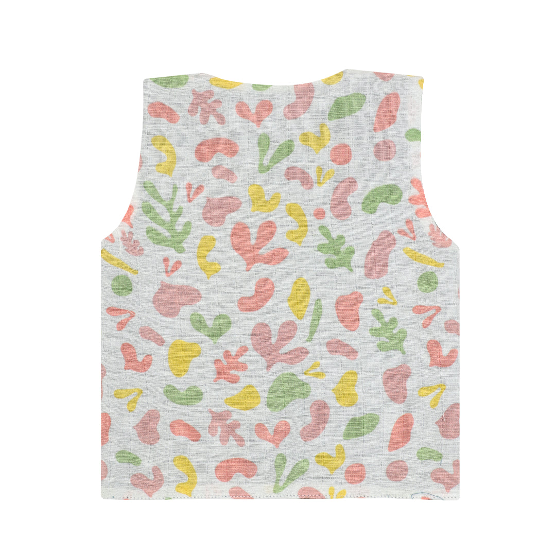 Chirpy Skies - Reversible Muslin Jabla (Pack of 1)