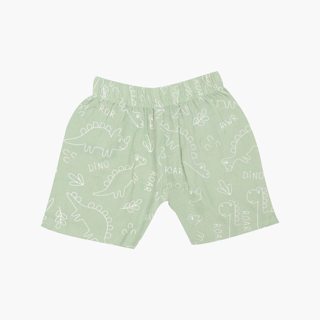 Jurassic Jots - Dyed Muslin Jabla and Shorts for Babies and Toddlers