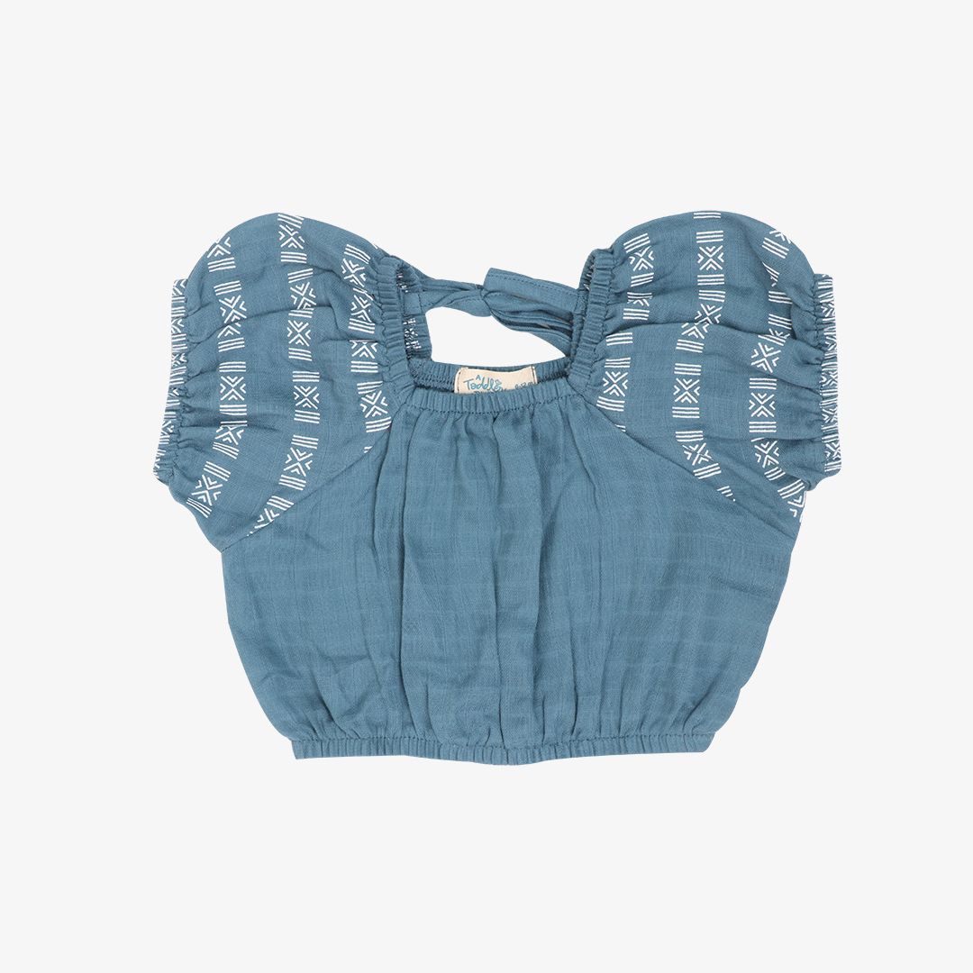 Puffed Co-ord sets for kids - Indigo