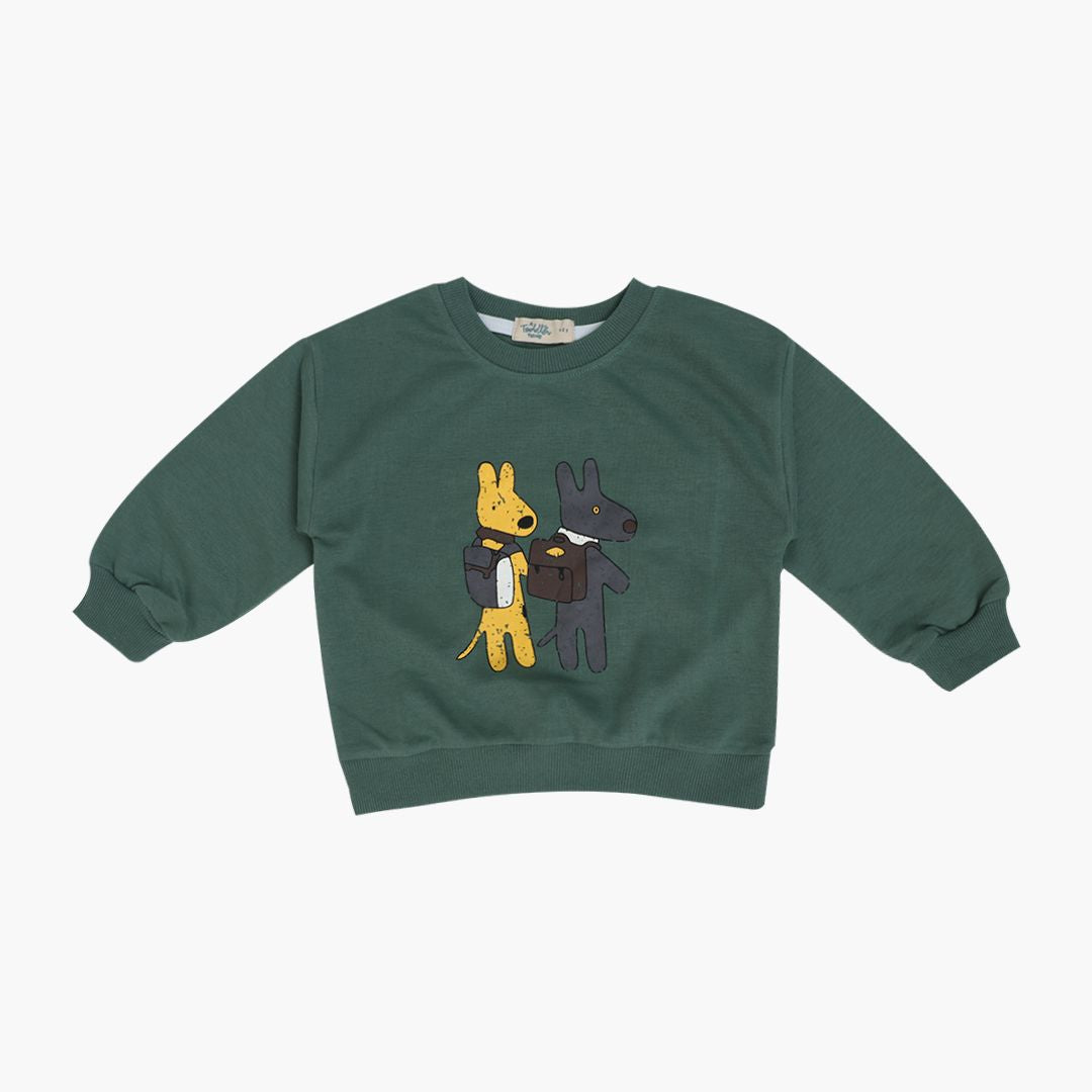 Green Bear Buddy - Sweatshirts for kids