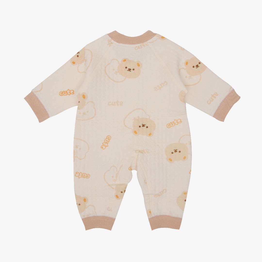 Brown Snuggle Bear - Full sleeve Bodysuit