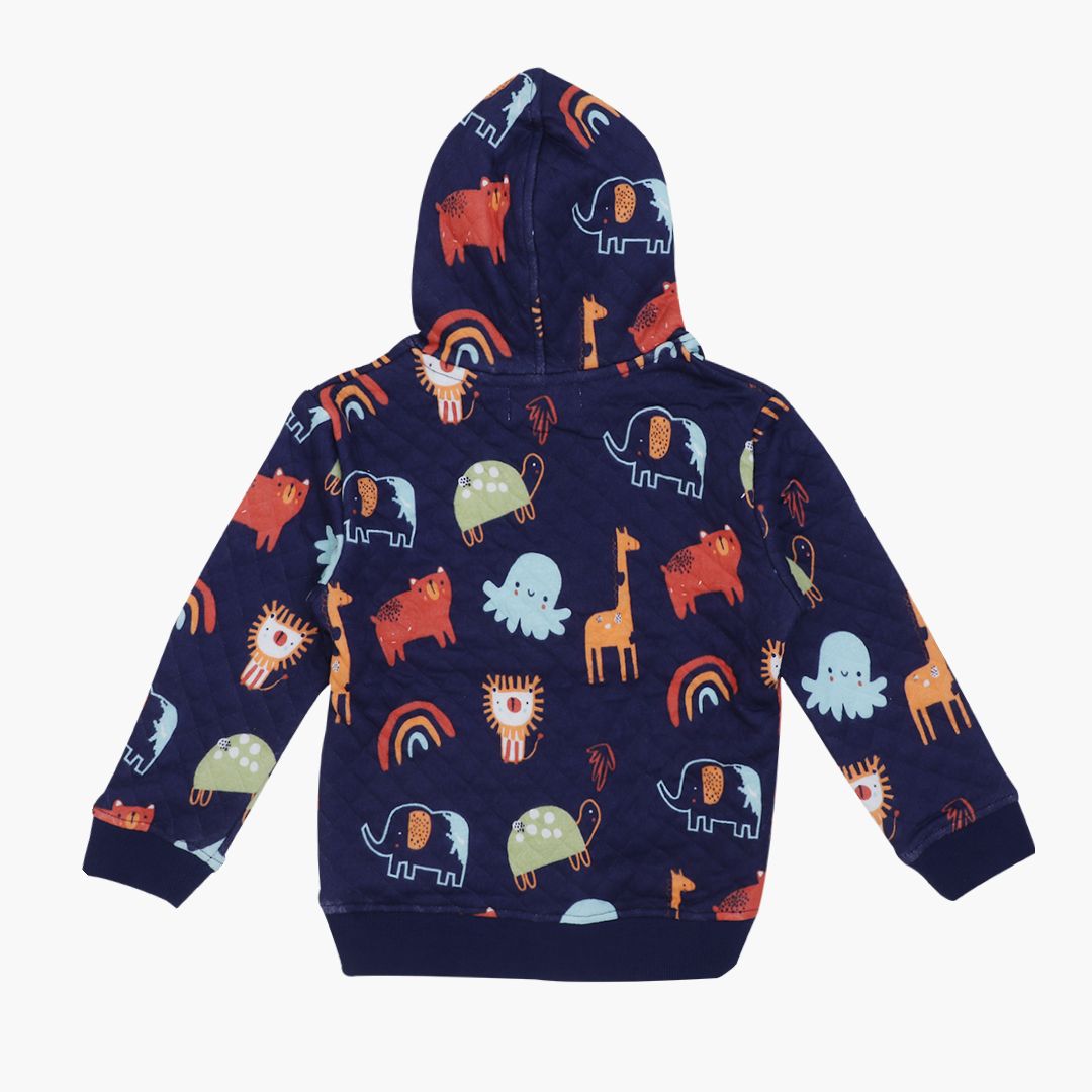 Cuddle Monster - Quilted Hoodie Sweatshirts for kids