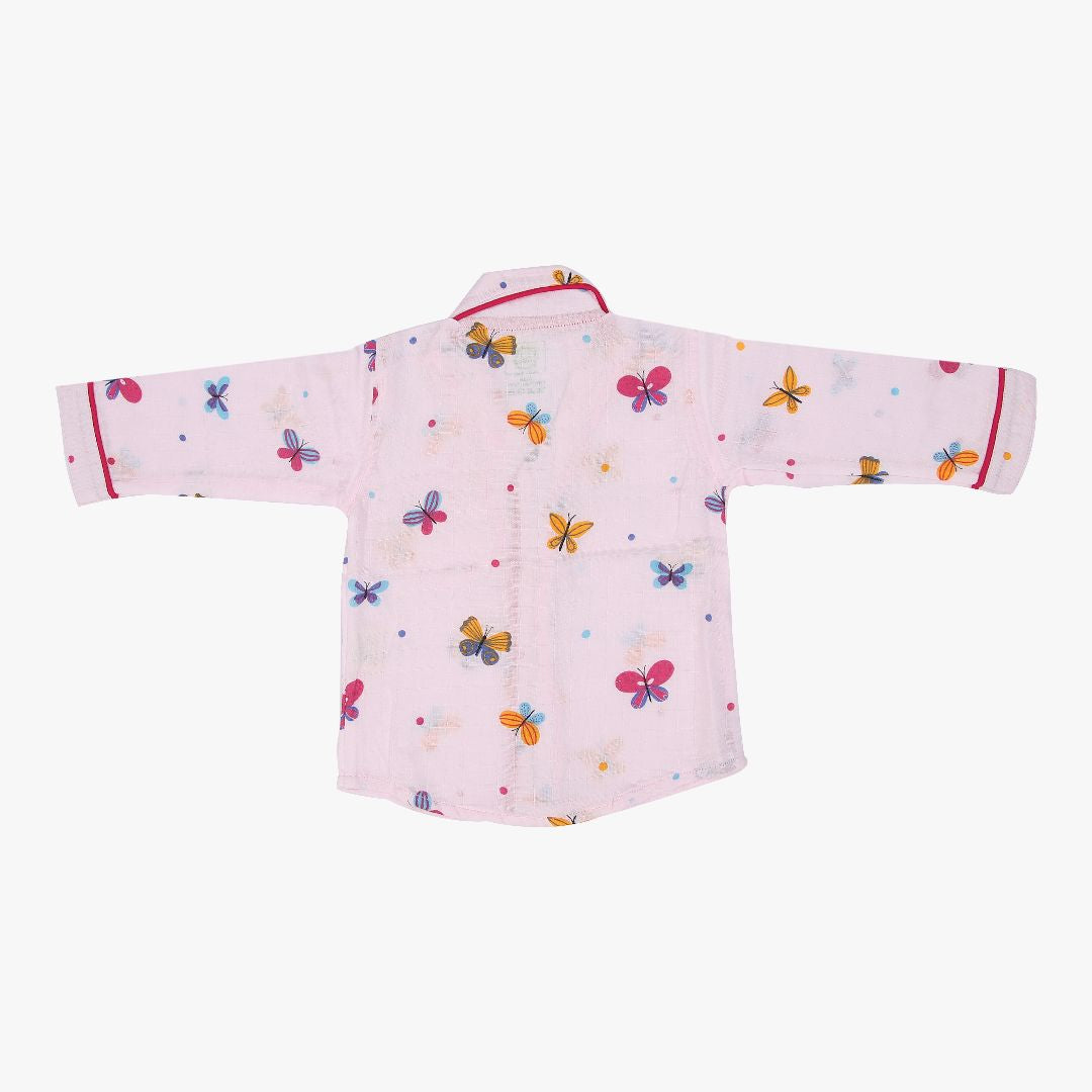 Muslin Full Sleeve Sleep Suit for babies and kids - Unisex