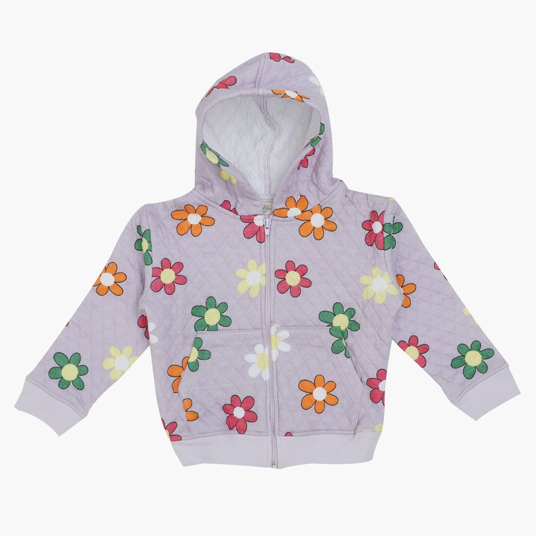 Zoom Zoom - Quilted Hoodie Sweatshirts for kids