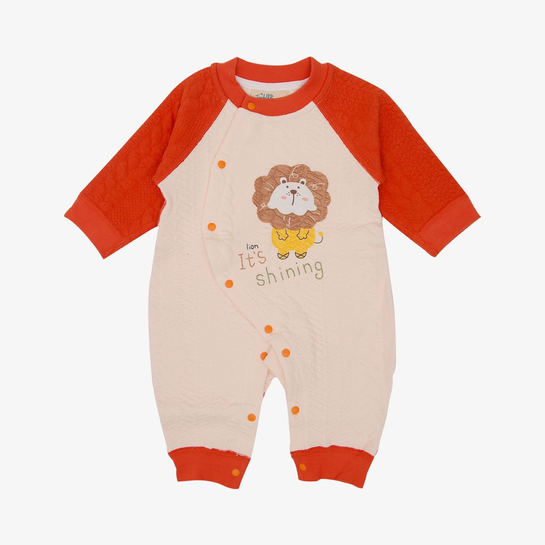 Orange Tiny Roars - Full sleeve Bodysuit