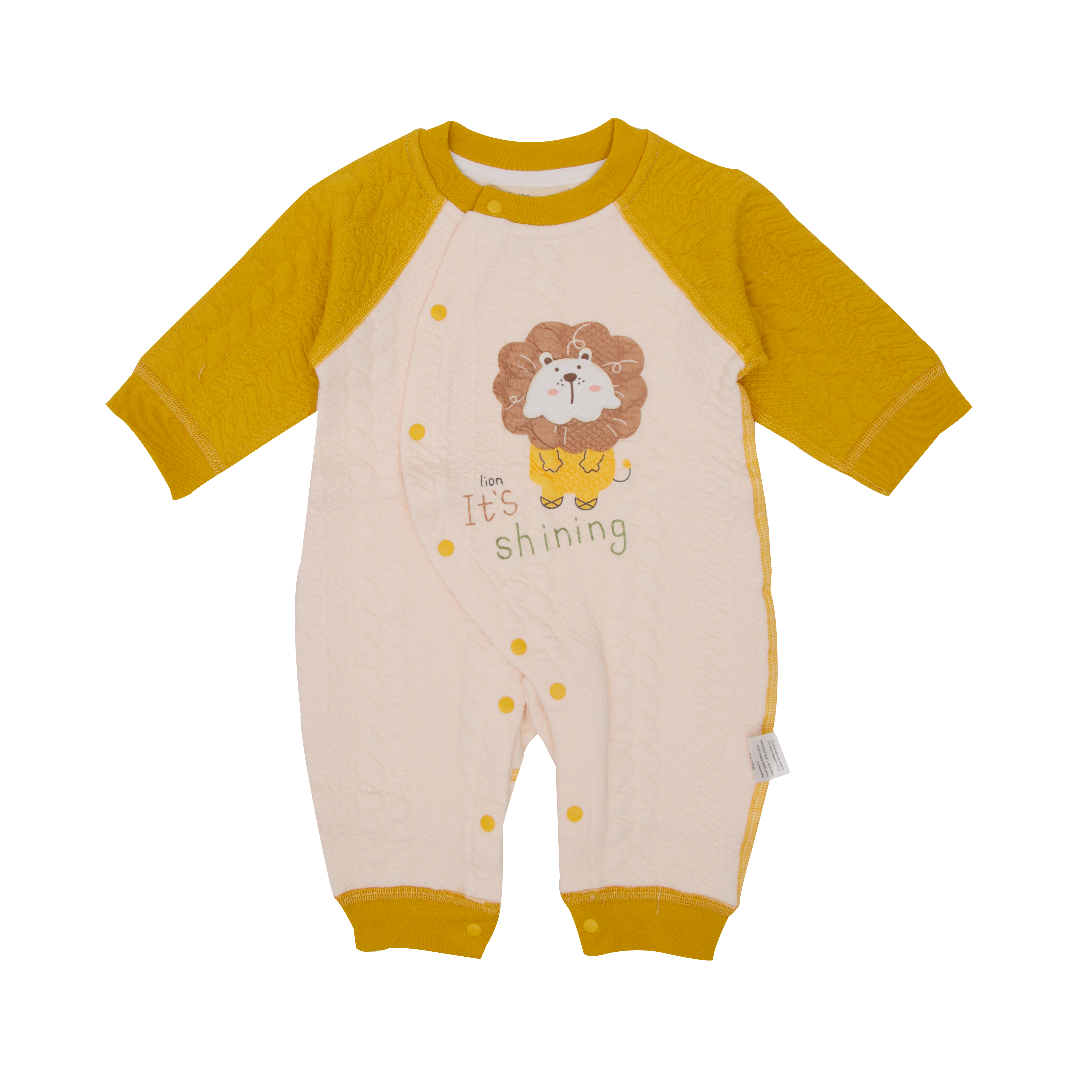 Mustard Tiny Roars - Full sleeve Bodysuit