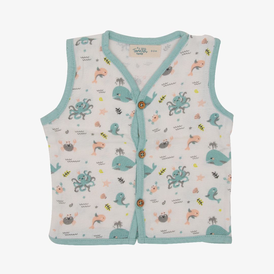 Sea World - Muslin Jabla and Shorts for Babies and Toddlers