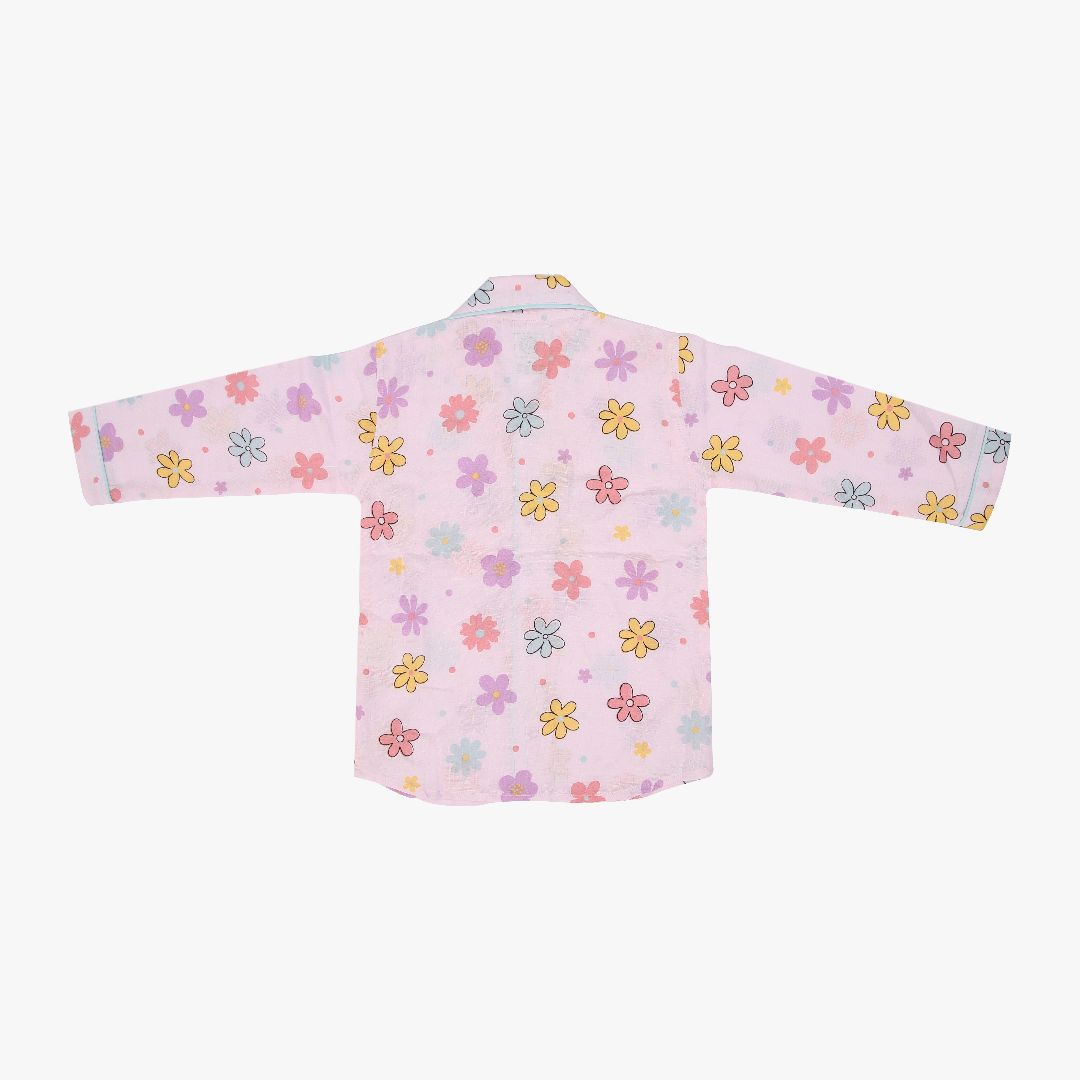 Muslin Full Sleeve Sleep Suit for babies and kids - Unisex