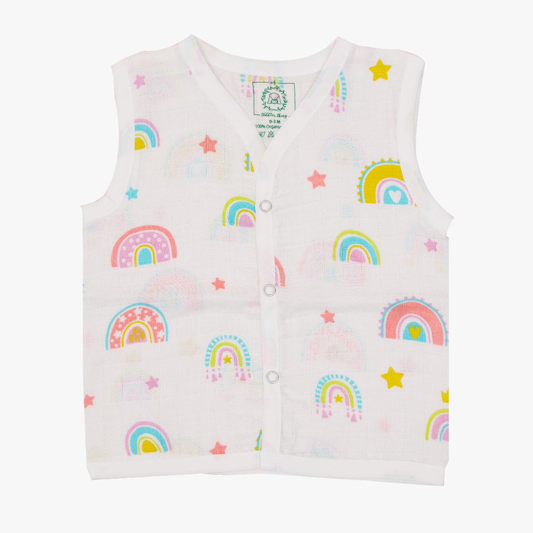 Unicorn Rainbow - Muslin Jabla and Shorts for Babies and Toddlers