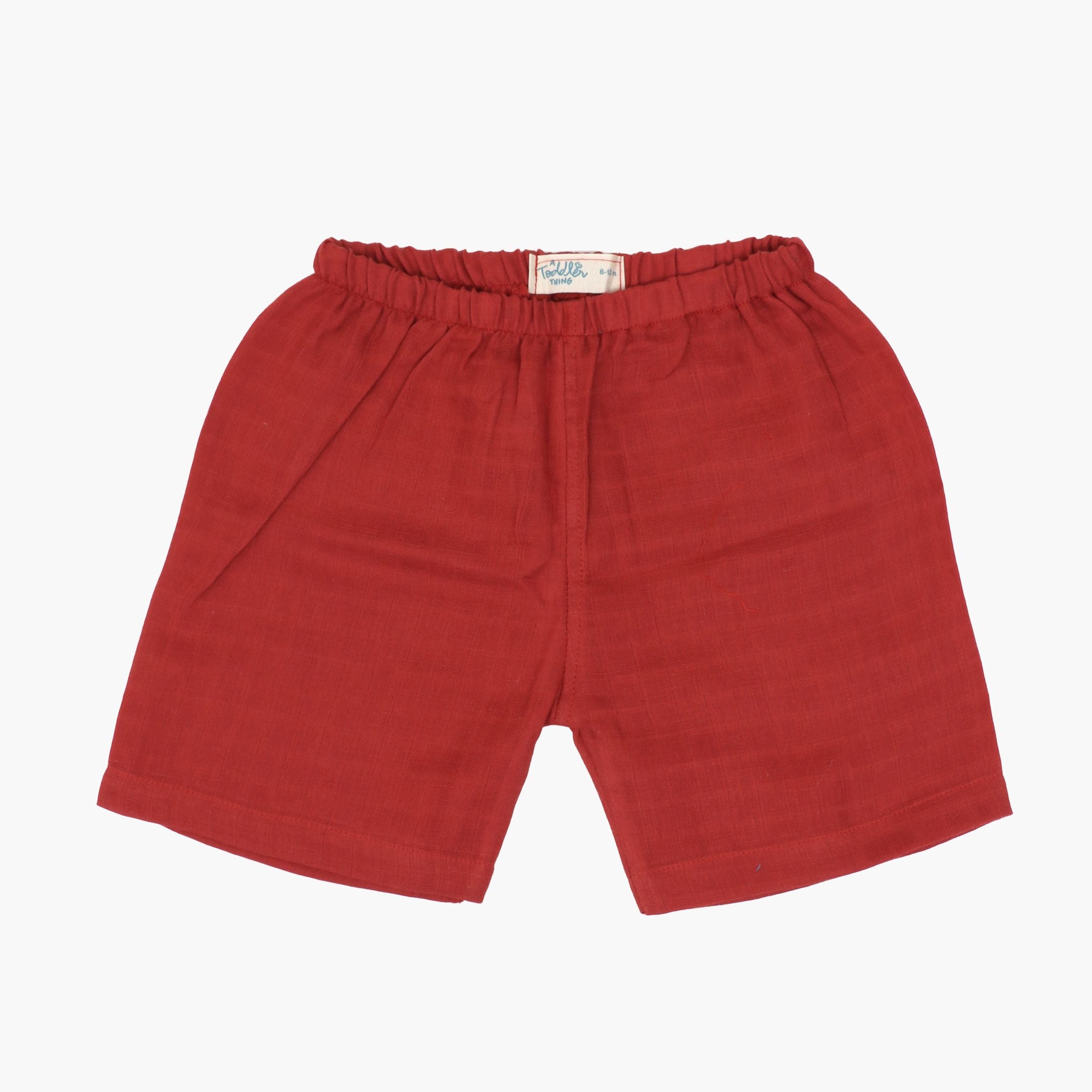 Collared Co-ord sets for kids - Crimson