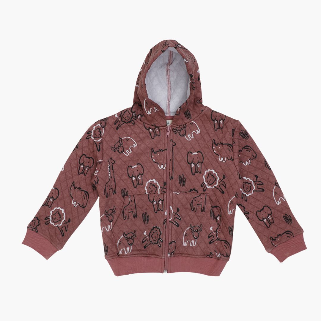 Zoom Zoom - Quilted Hoodie Sweatshirts for kids