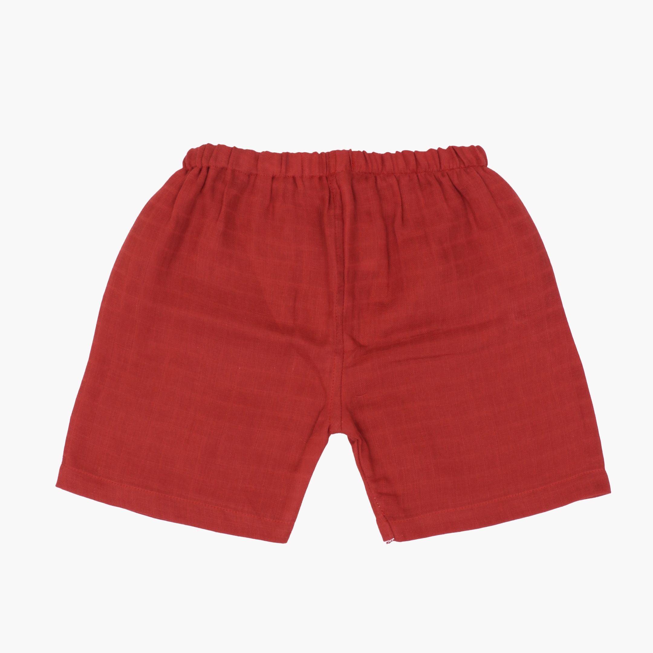 Collared Co-ord sets for kids - Crimson