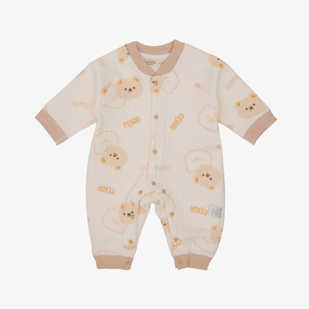 Brown Snuggle Bear - Full sleeve Bodysuit