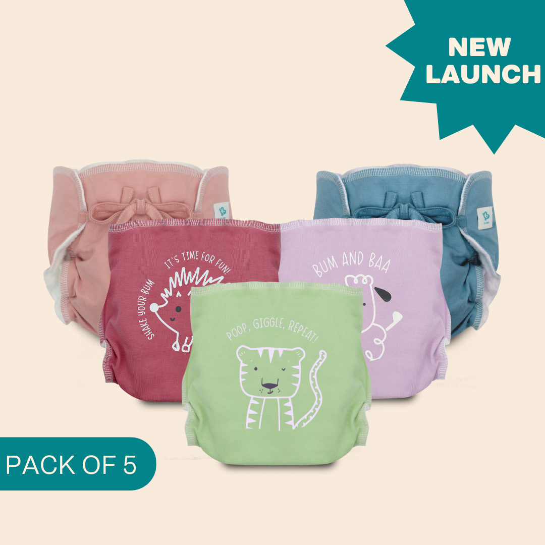 Booty Bunch - Ultra Nappies 2.0 (Pack of 5)