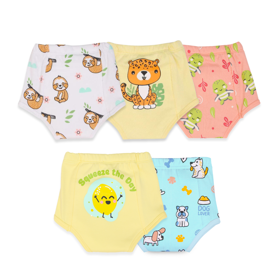 Bottoms Up Buddies (Pack of 5) - Ultra Undies Baby Padded Underwear