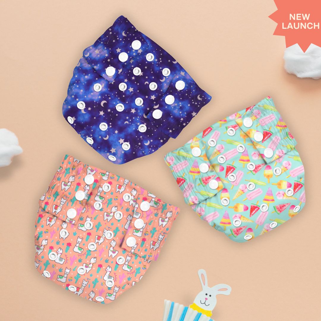 Candies & Stars Ultra Diaper 2.0 with Insert - Upto 6 hrs (Pack of 3)