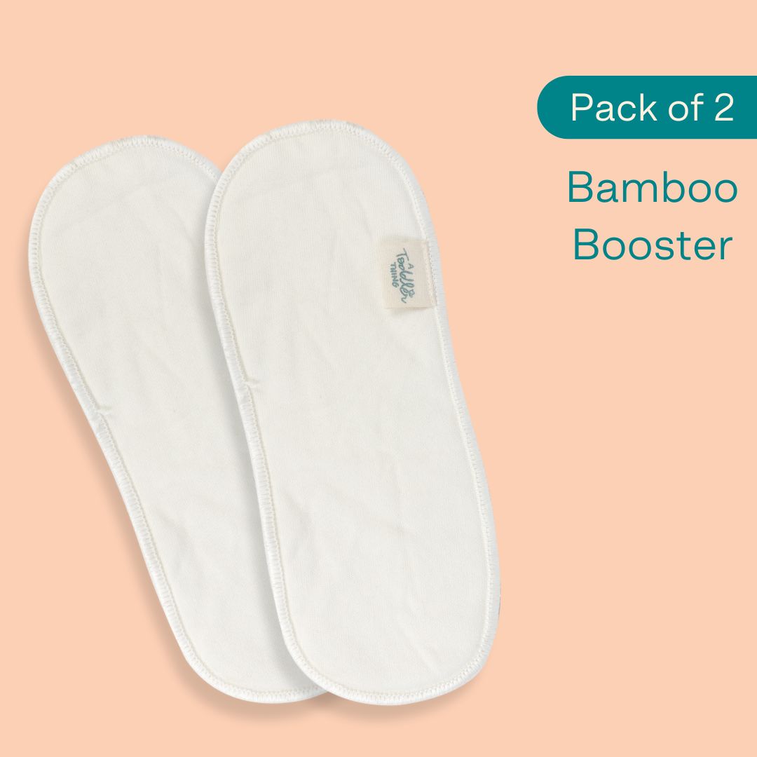 Ultra Diaper 2.0's Bamboo Boosters (Pack of 2) – Lasts Up to 10H