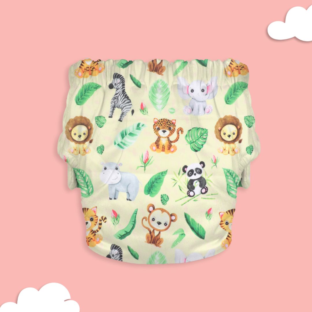 Newborn Cloth Diaper 2.0 with 1 cotton Insert (2 kg - 5 kg)