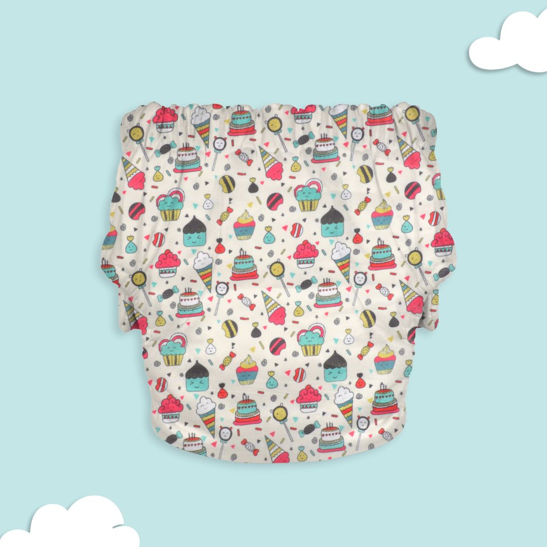 Newborn Cloth Diaper 2.0 with 1 cotton Insert (2 kg - 5 kg)