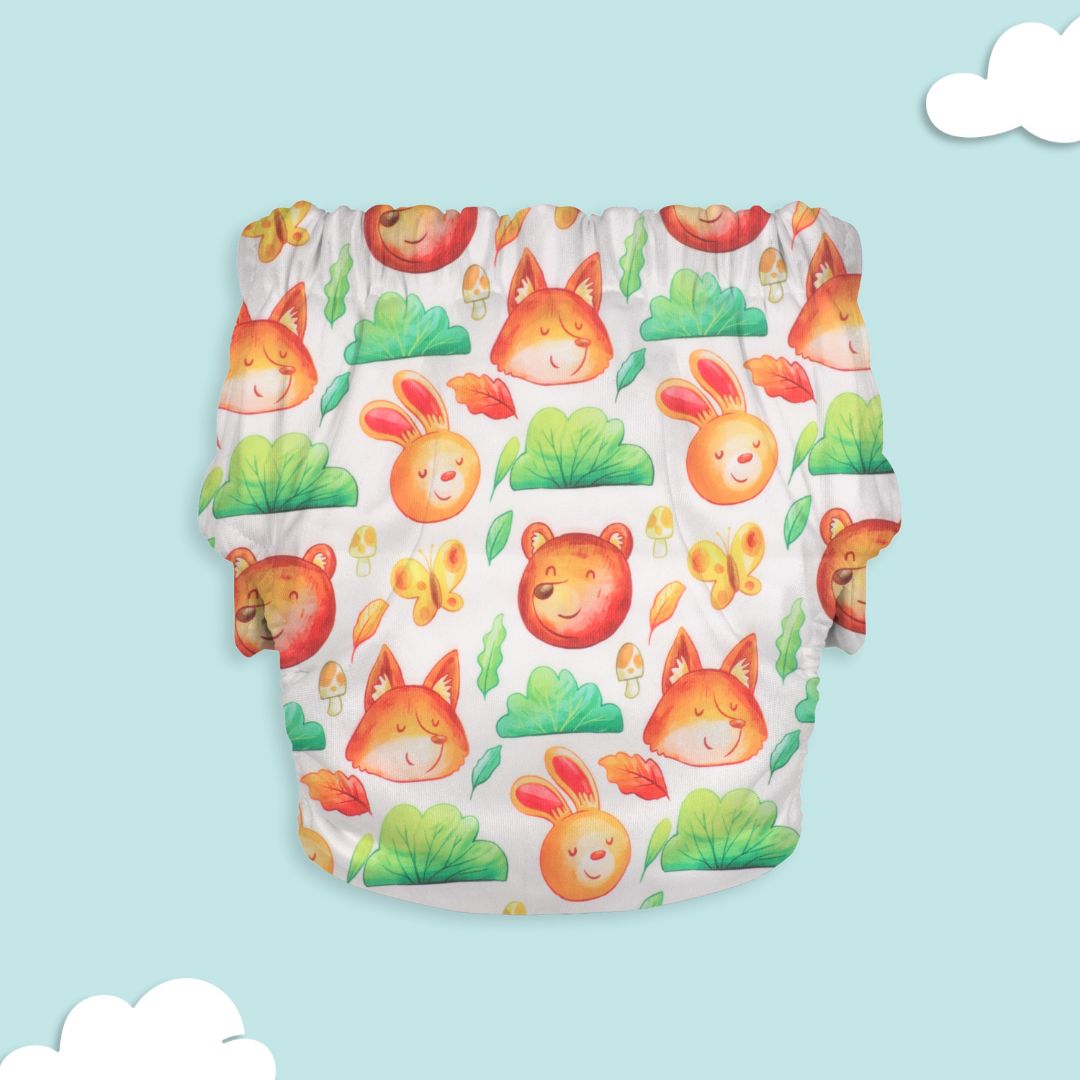 Newborn Cloth Diaper 2.0 with 1 cotton Insert (2 kg - 5 kg)