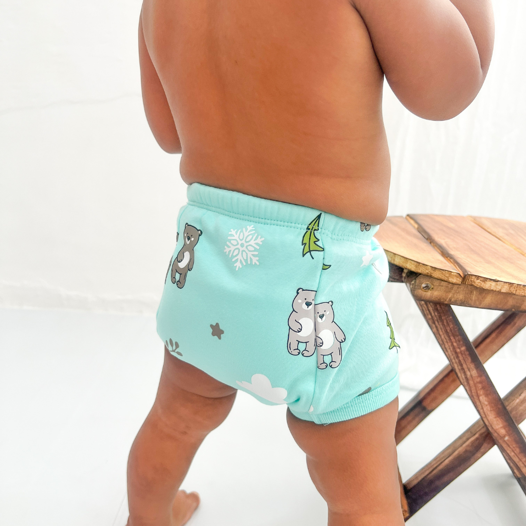 Zebra Crossing Crew (Pack of 5) - Ultra Undies Baby Padded Underwear