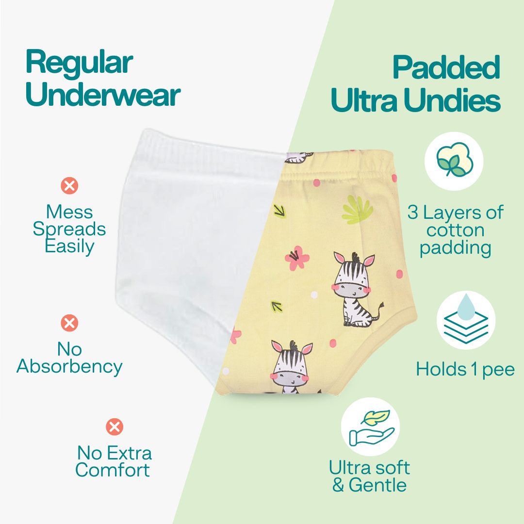 Lemon (Pack of 2)  - Ultra Undies - Baby Padded Underwear