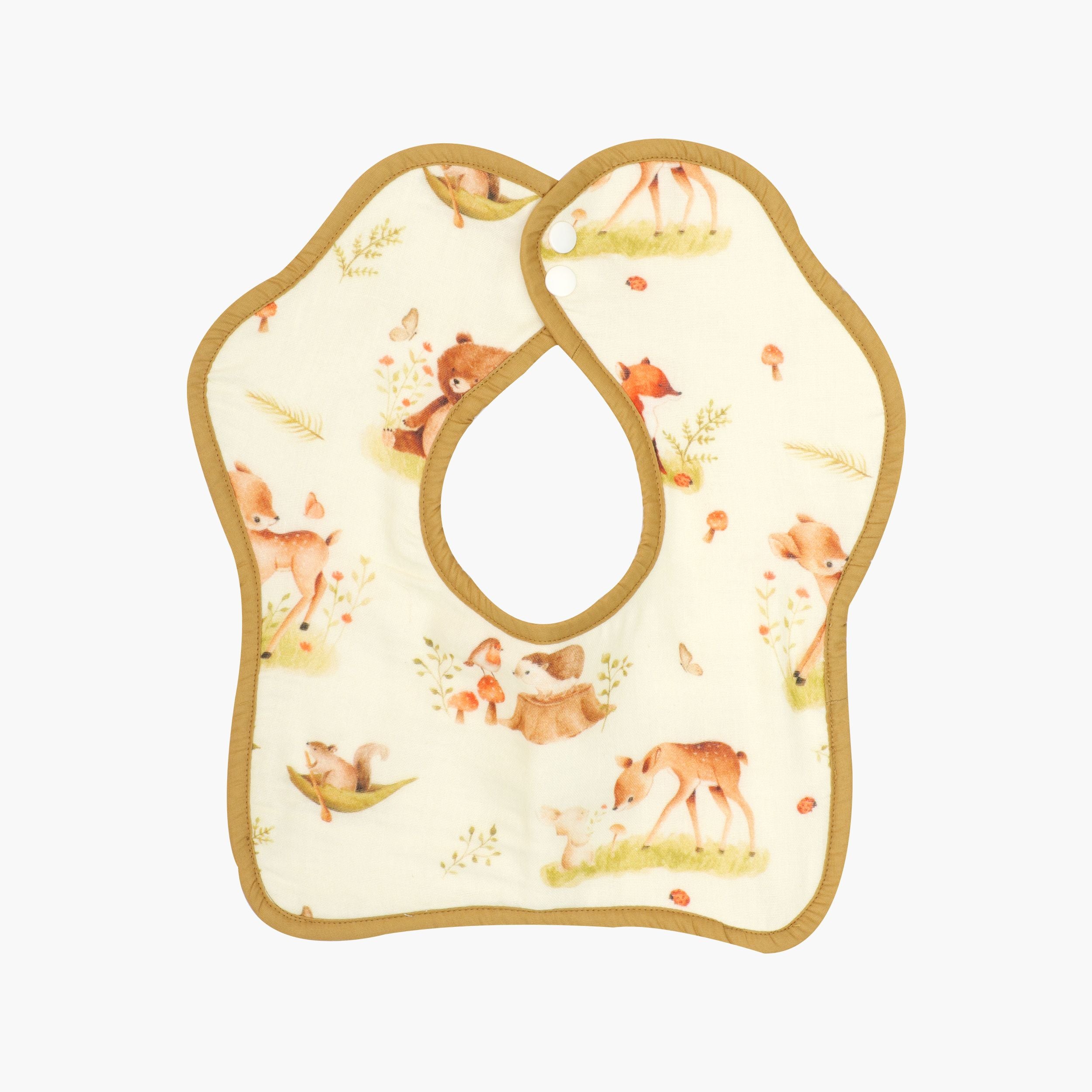 Bunny rides - Muslin Bib ( 6 - 12 Months )