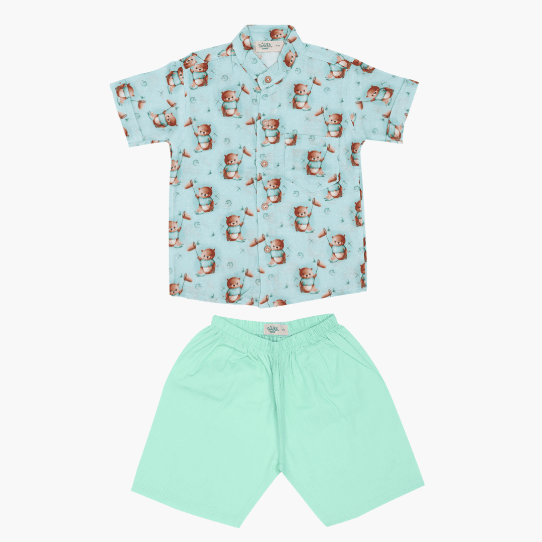 Fishing Fun - Muslin Top and Shorts for kids