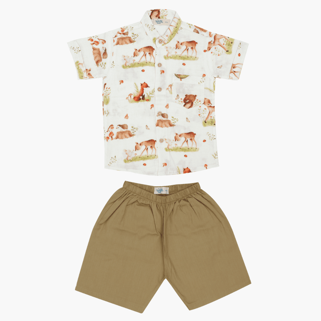 Fishing Fun - Muslin Top and Shorts for kids