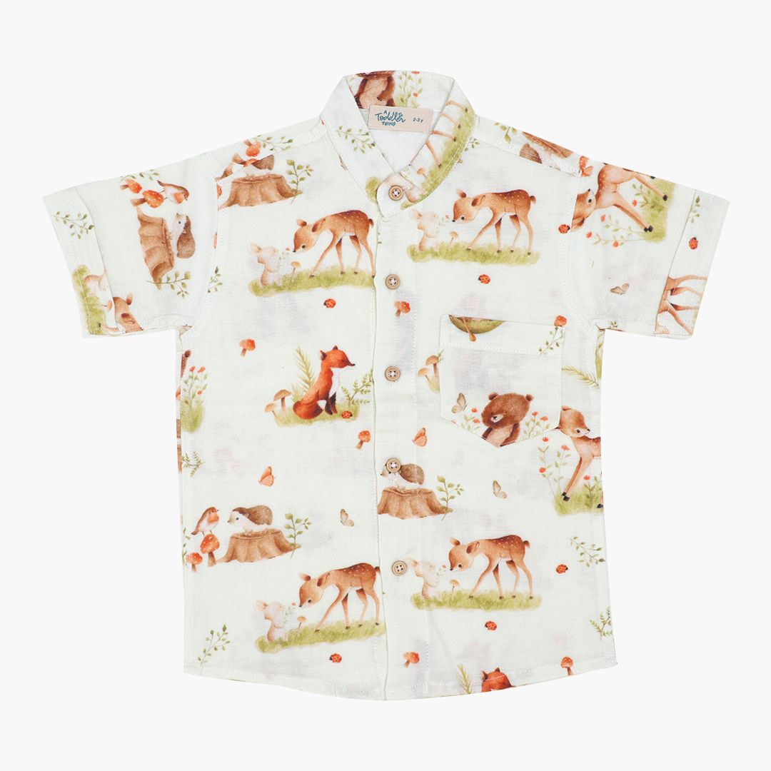 Bear Pops - Muslin Top and Shorts for kids