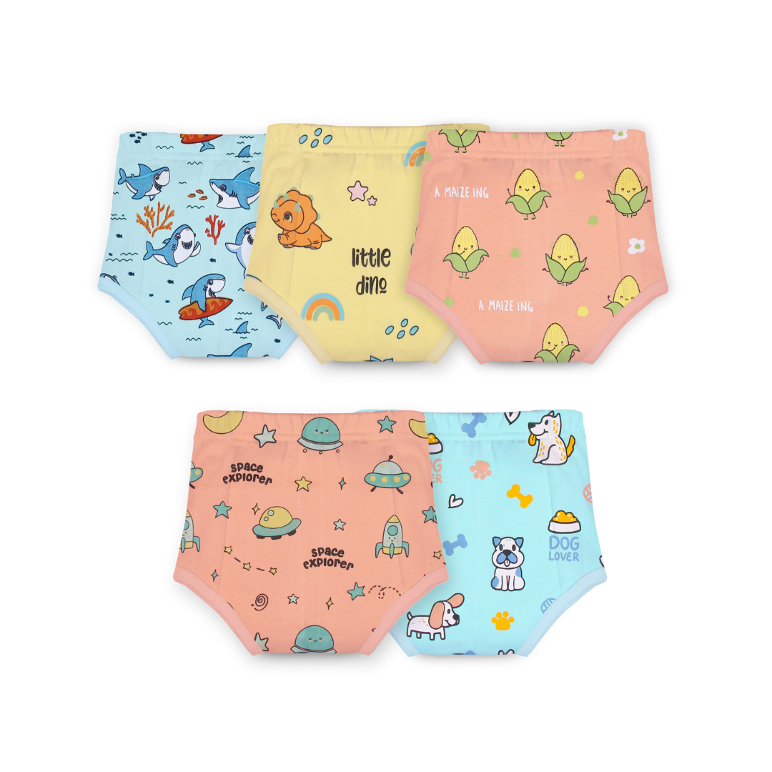 Joyful Journeys (Pack of 5)  - Ultra Undies - Baby Padded Underwear