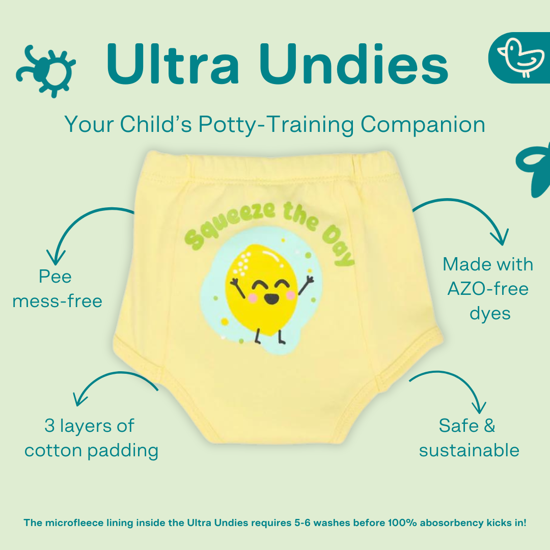 Lemon (Pack of 2)  - Ultra Undies - Baby Padded Underwear