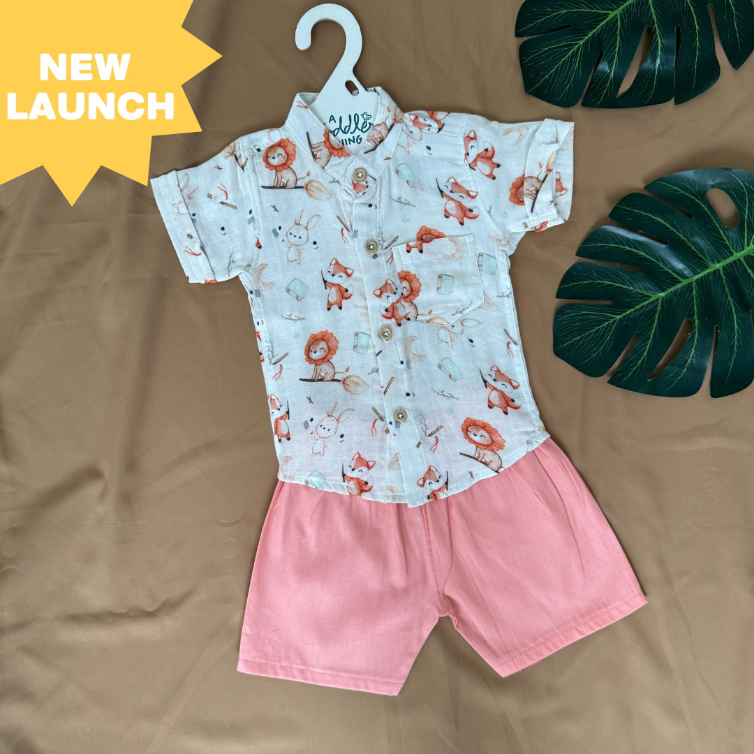 Little Carnival - Muslin Top and Shorts for kids