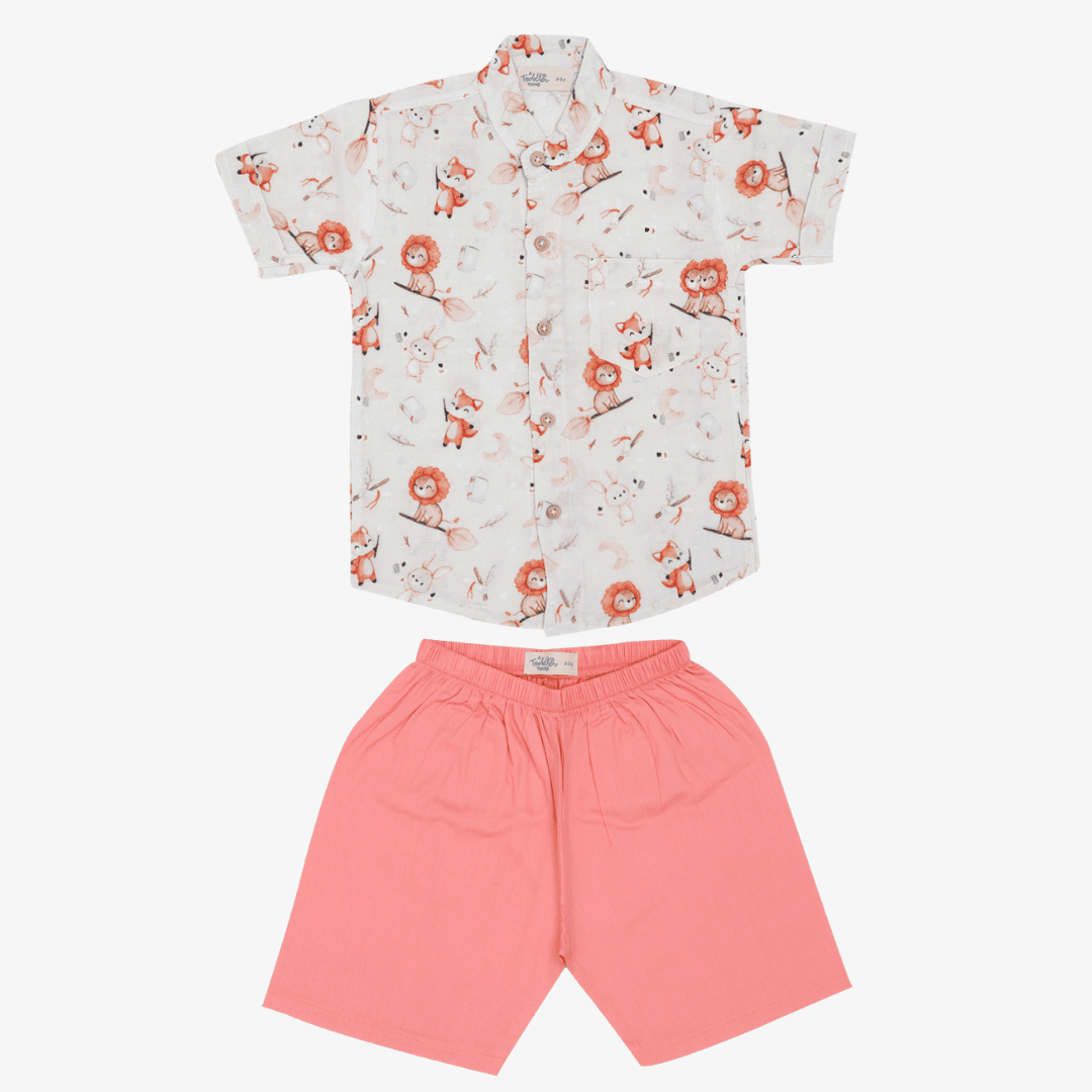 Little Carnival - Muslin Top and Shorts for kids