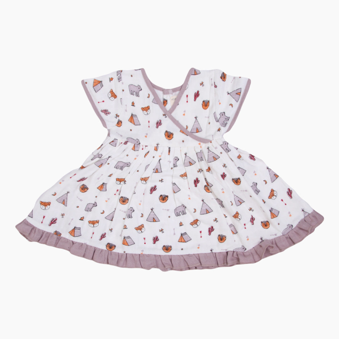 Simple Cotton Frock For summer Baby Girl Kids Dress