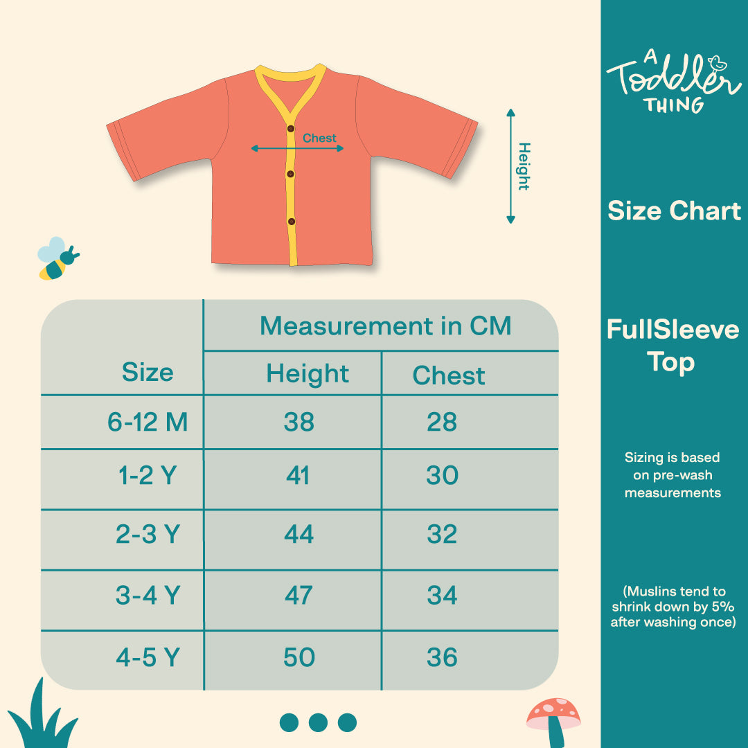 Tiny Spikes - Muslin Full Sleeve Sleep Suit for babies and kids (Unisex)